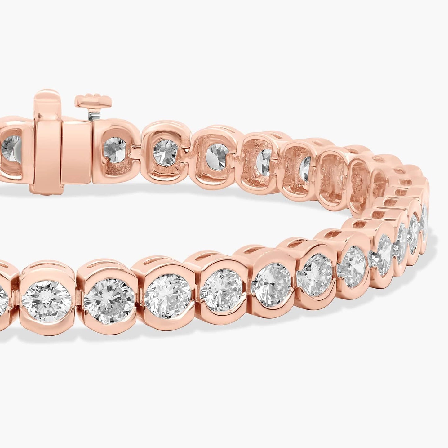 7 " Bezel Diamond Tennis Bracelet (10 Ct)