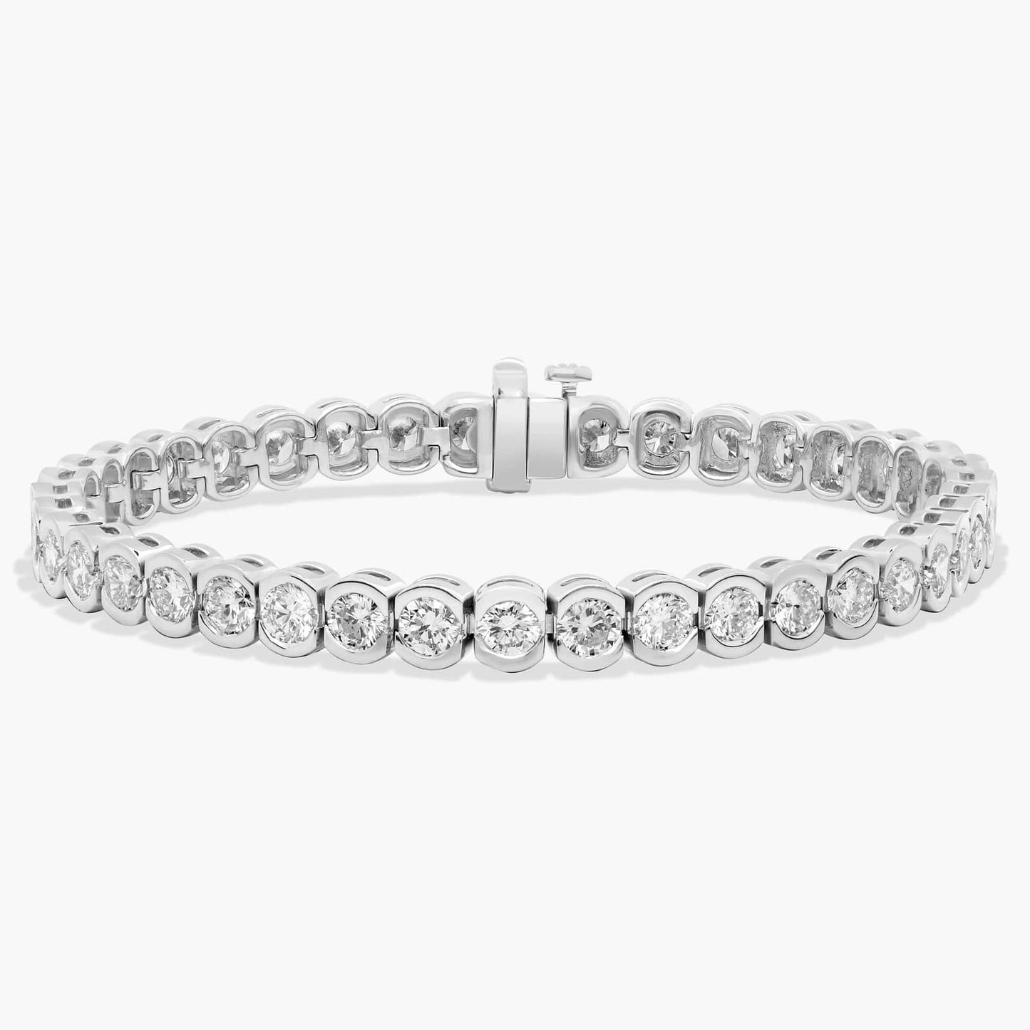 7 " Bezel Diamond Tennis Bracelet (10 Ct)