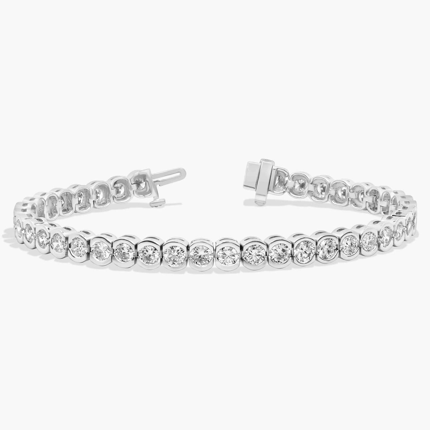 7 " Bezel Diamond Tennis Bracelet (10 Ct)