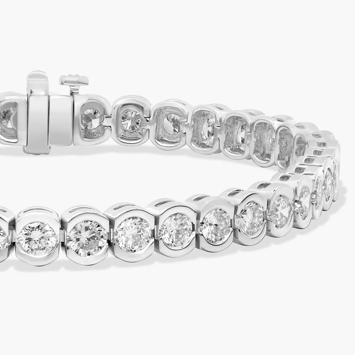 7 " Bezel Diamond Tennis Bracelet (10 Ct)
