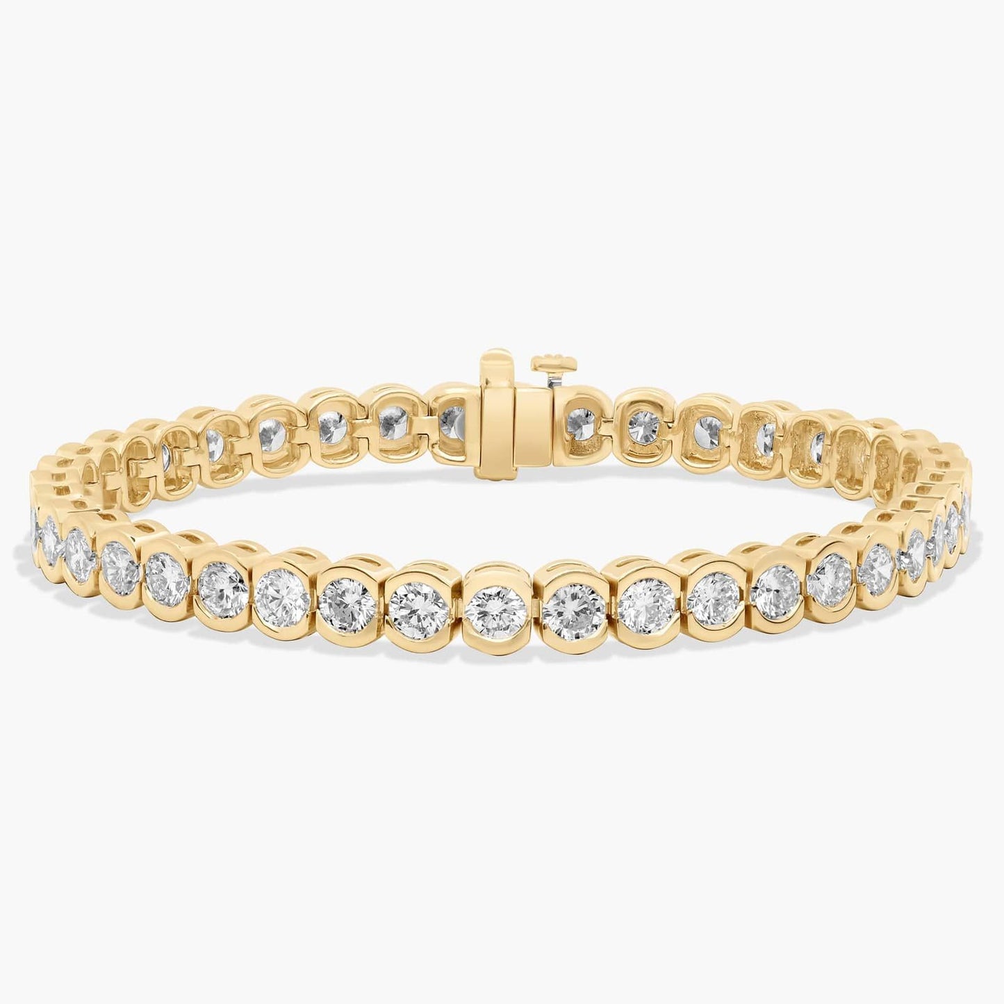 7 " Bezel Diamond Tennis Bracelet (10 Ct)