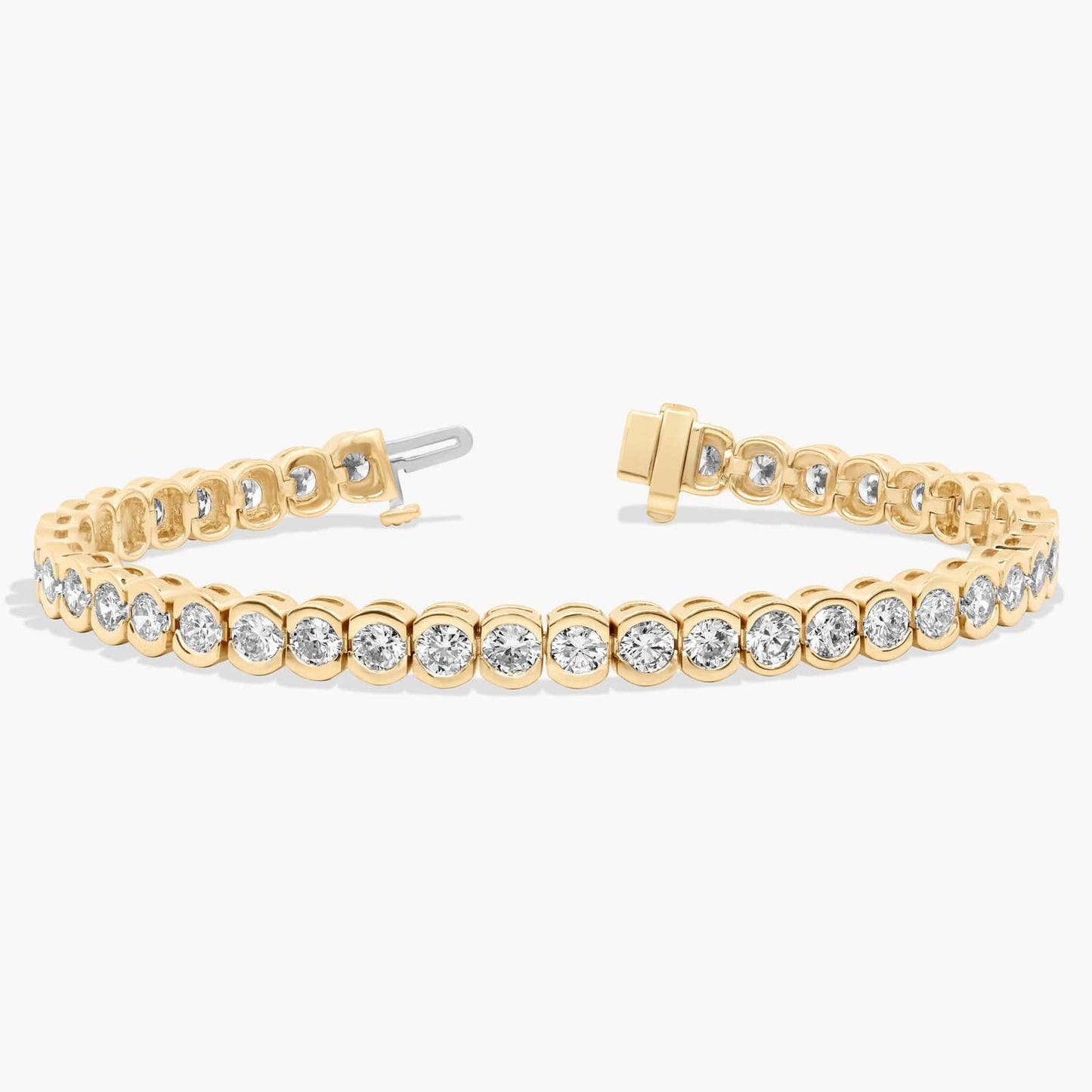 7 " Bezel Diamond Tennis Bracelet (10 Ct)