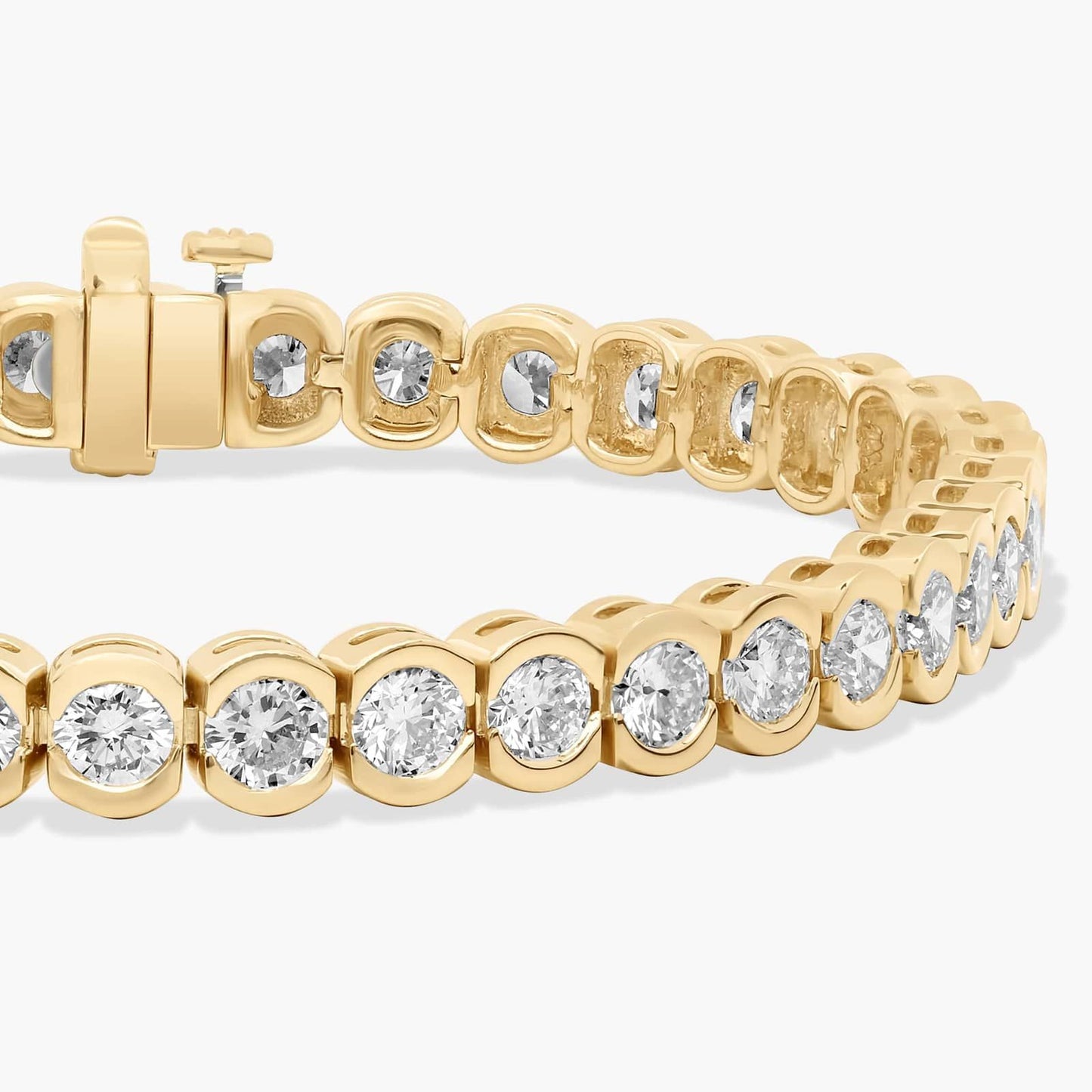 7 " Bezel Diamond Tennis Bracelet (10 Ct)