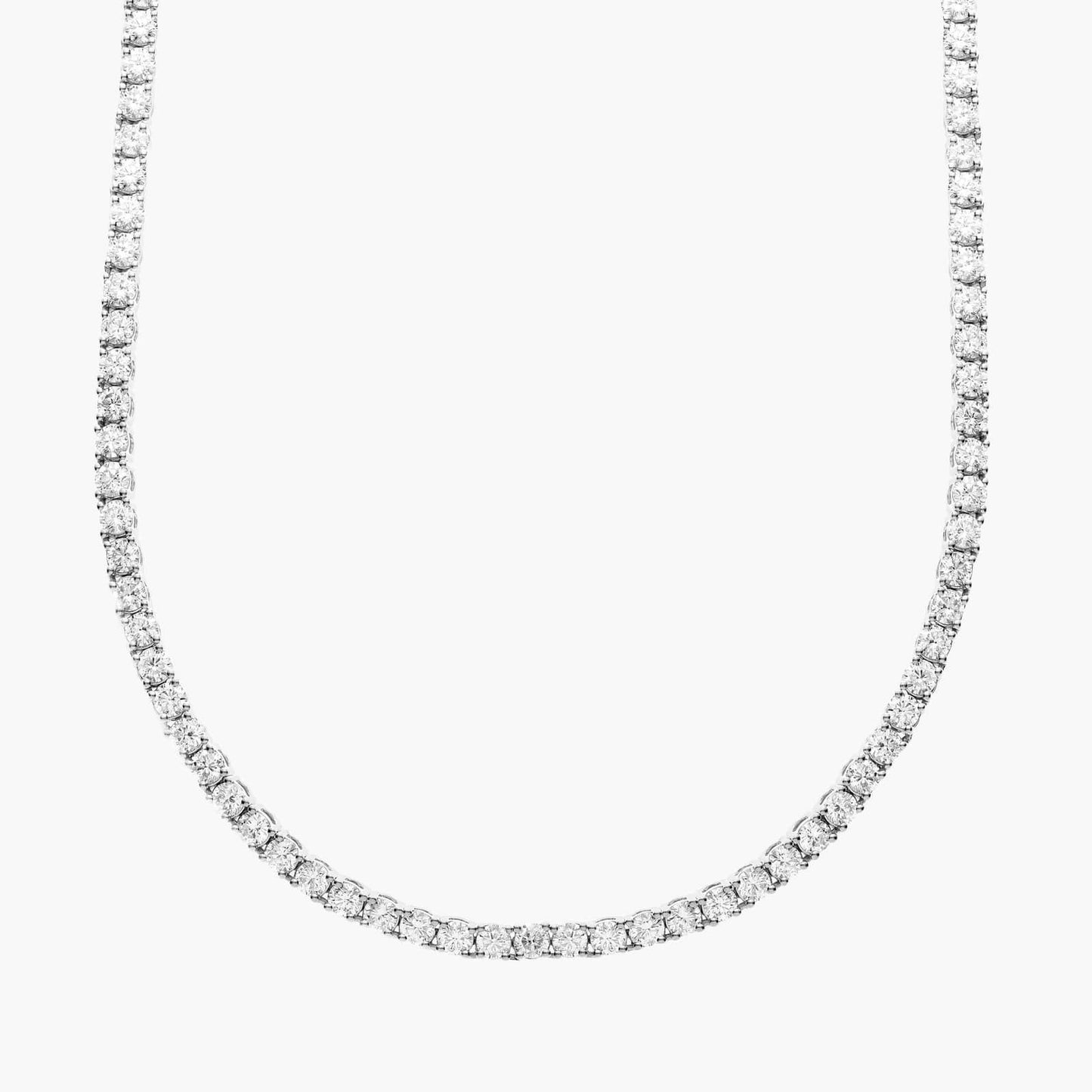 16 " Straight Diamond Eternity Necklace (10Ct)