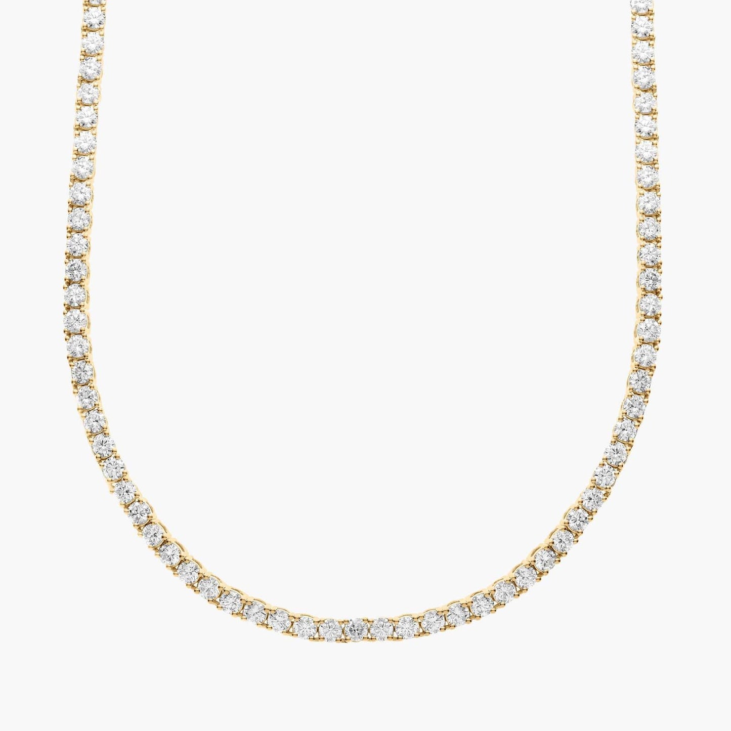 16 " Straight Diamond Eternity Necklace (10Ct)