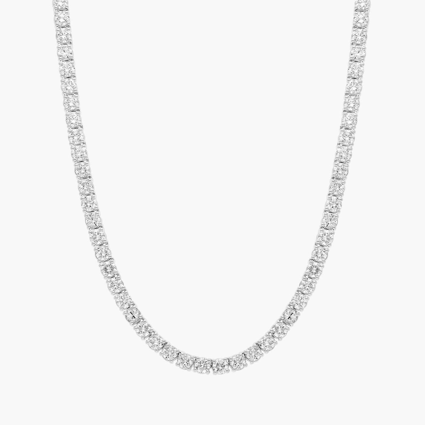 16 " Straight Diamond Eternity Necklace (12Ct)