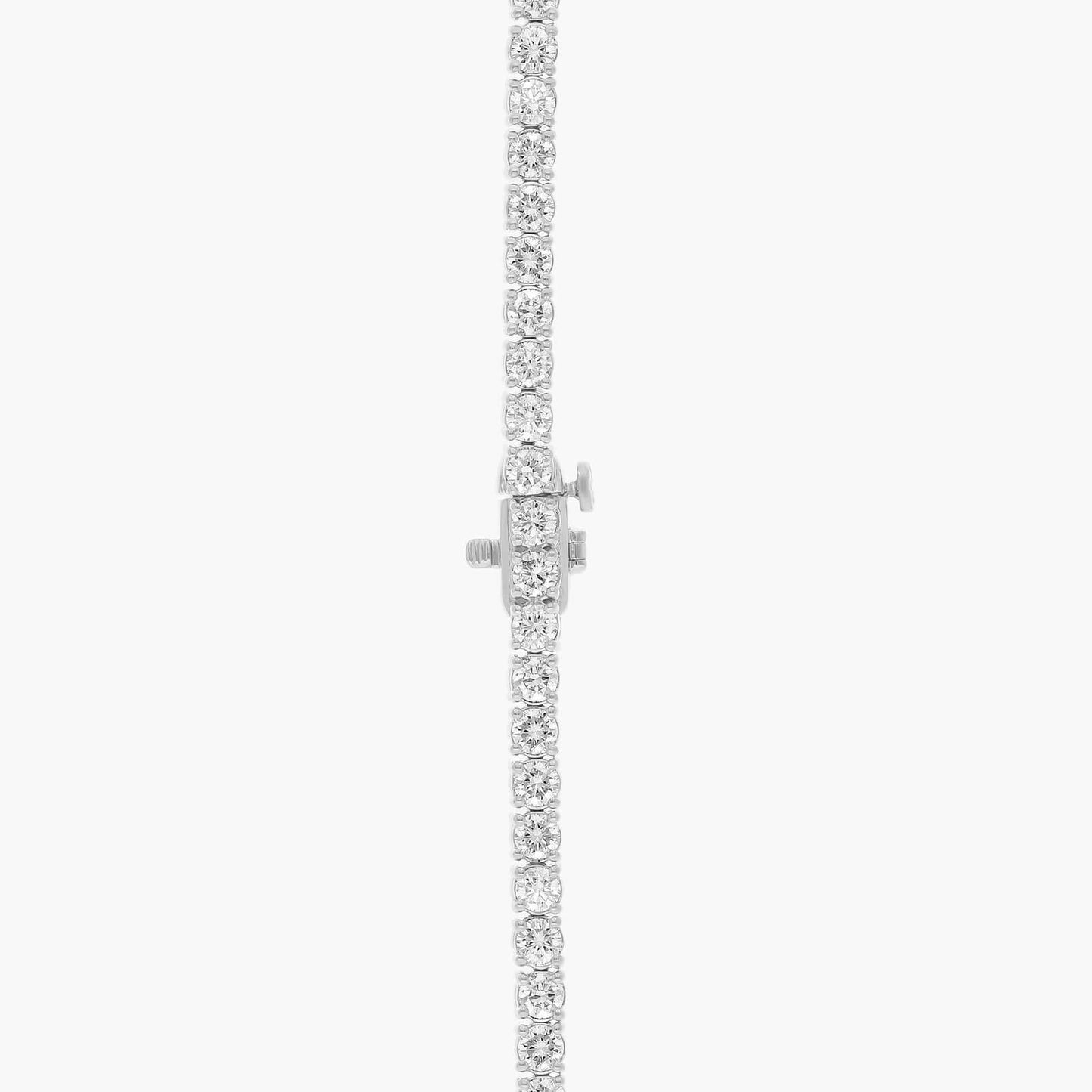16 " Straight Diamond Eternity Necklace (12Ct)