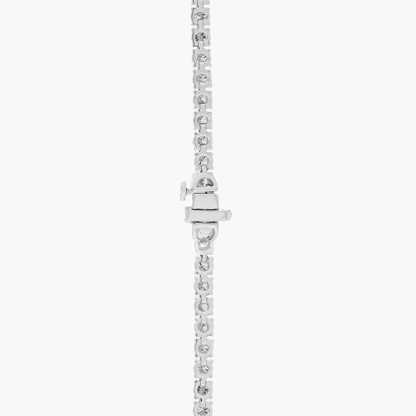 16 " Straight Diamond Eternity Necklace (12Ct)