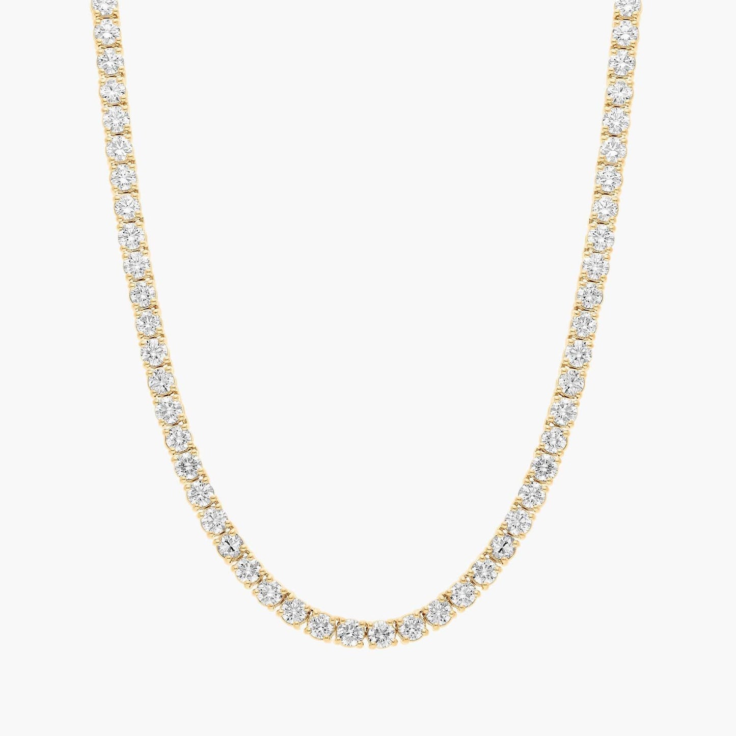 16 " Straight Diamond Eternity Necklace (12Ct)