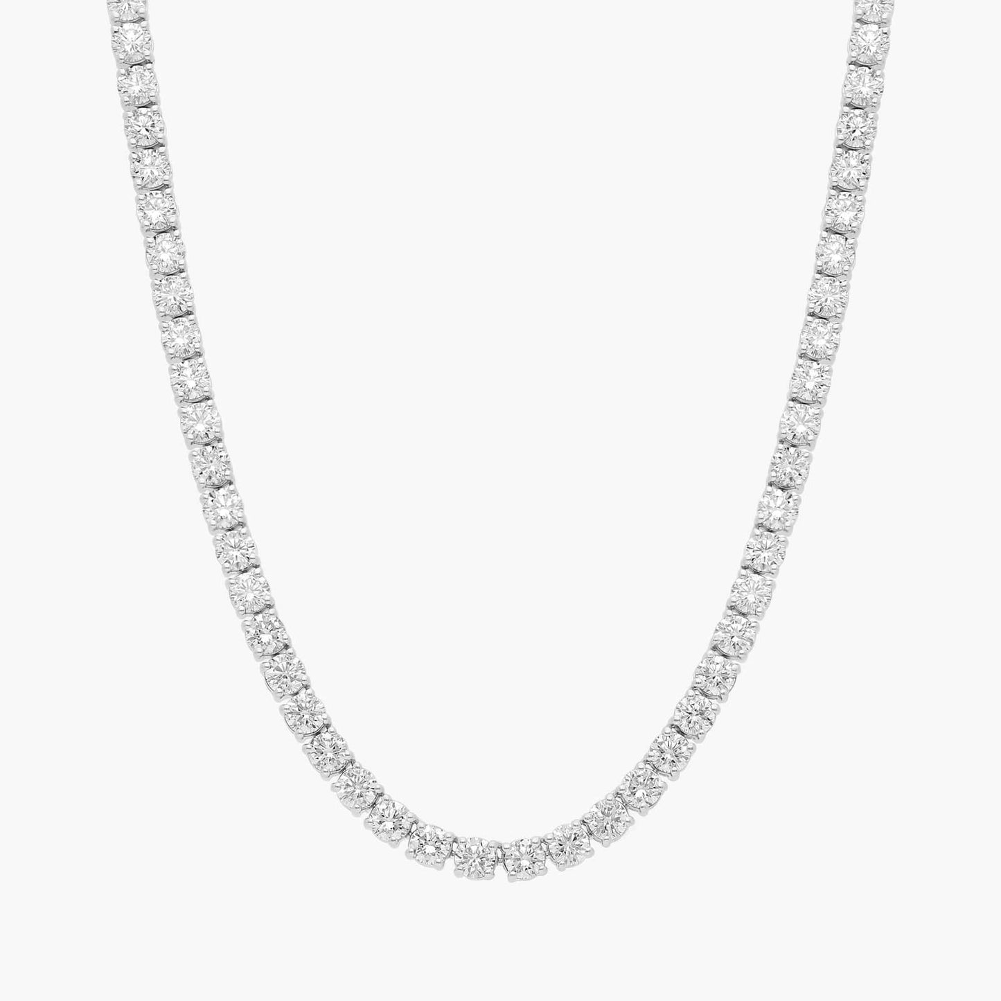 16 " Straight Diamond Eternity Necklace (15Ct)