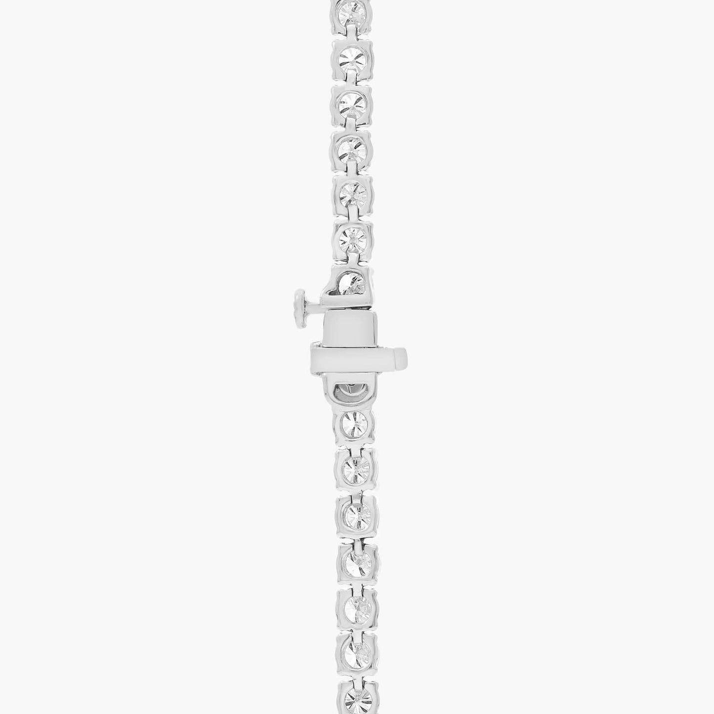 16 " Straight Diamond Eternity Necklace (15Ct)