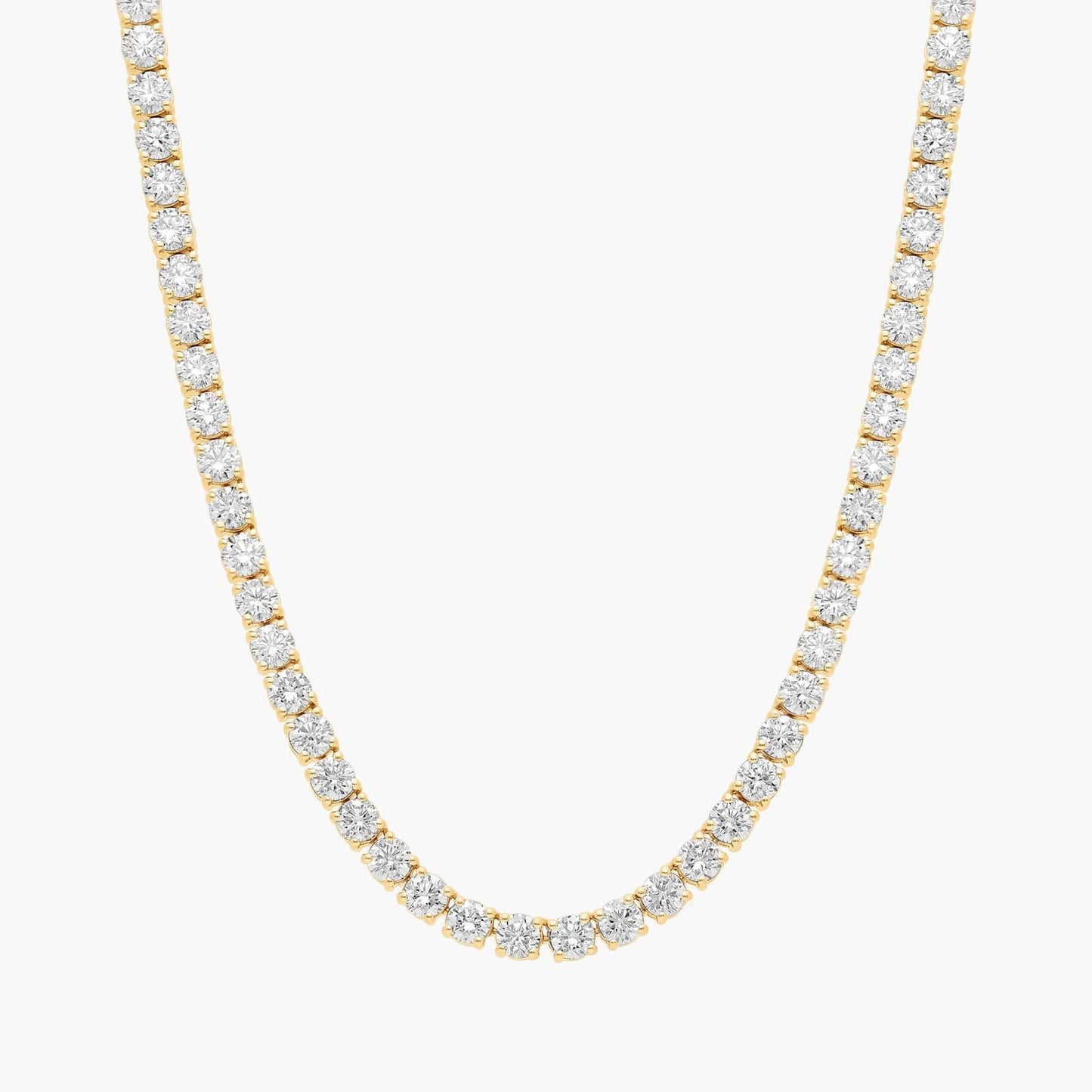 16 " Straight Diamond Eternity Necklace (15Ct)