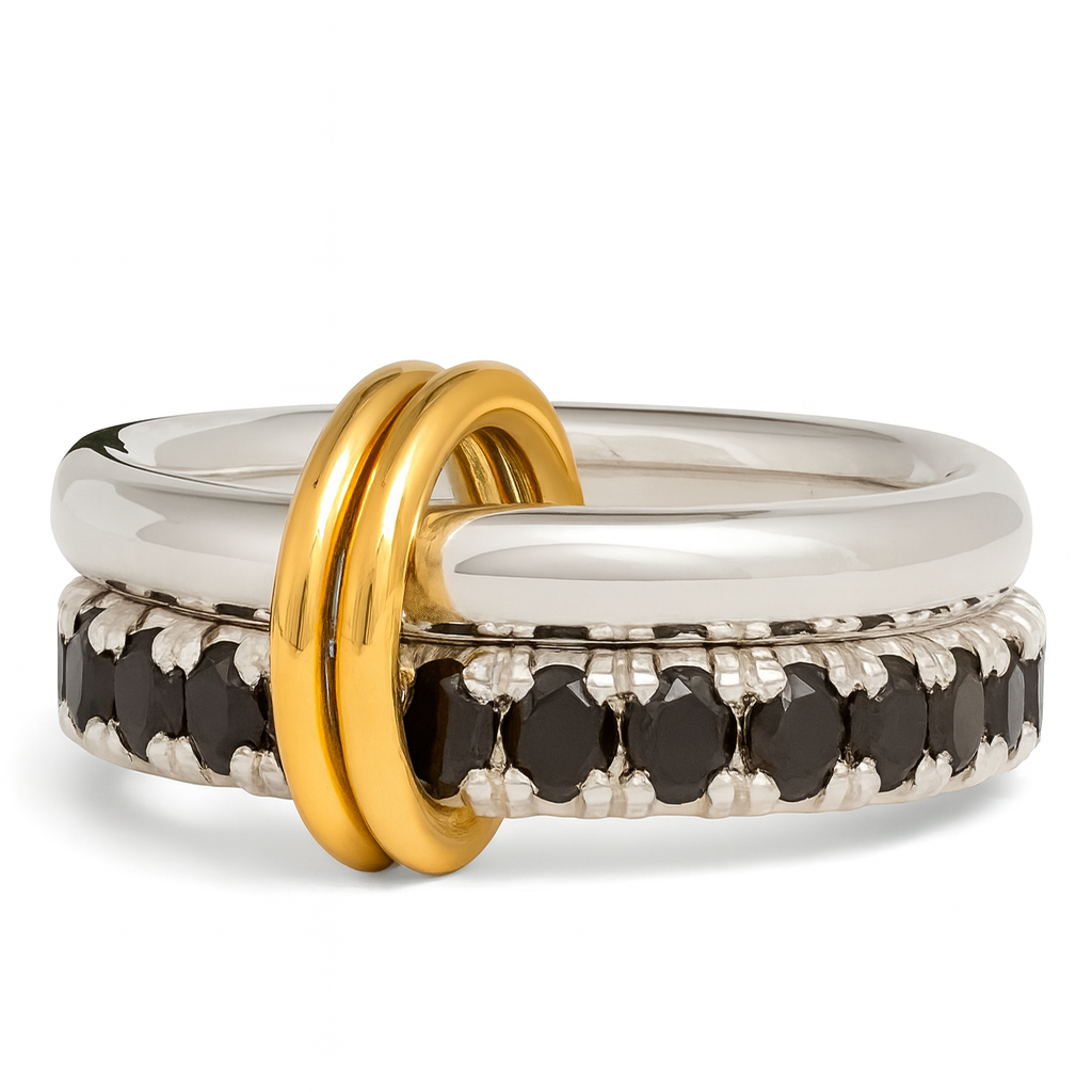 Dani's Signature Orbit Ring — Black Diamond Edition (2 Ct)