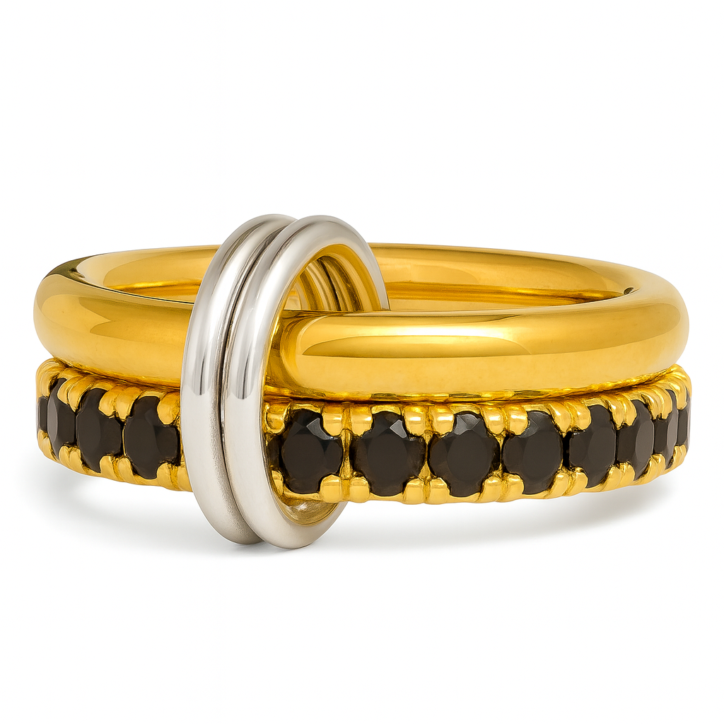 Dani's Signature Orbit Ring — Black Diamond Edition (2 Ct)