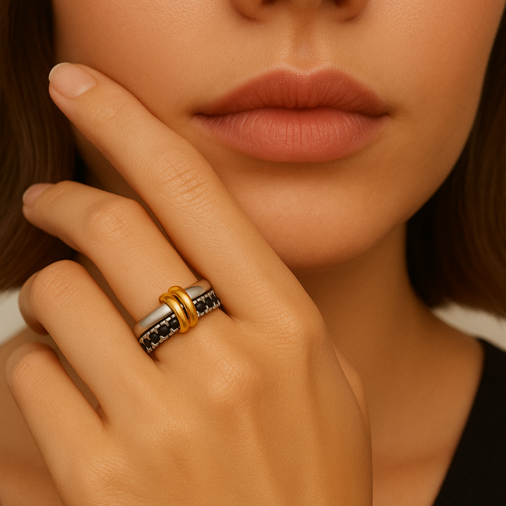 Dani's Signature Orbit Ring — Black Diamond Edition (2 Ct)