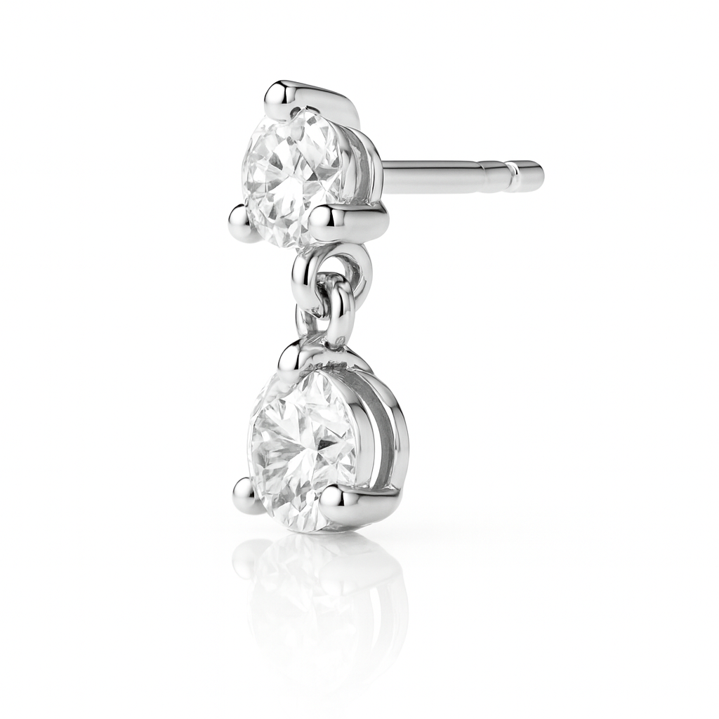 Dani's Signature Two-Stone Drop Earrings