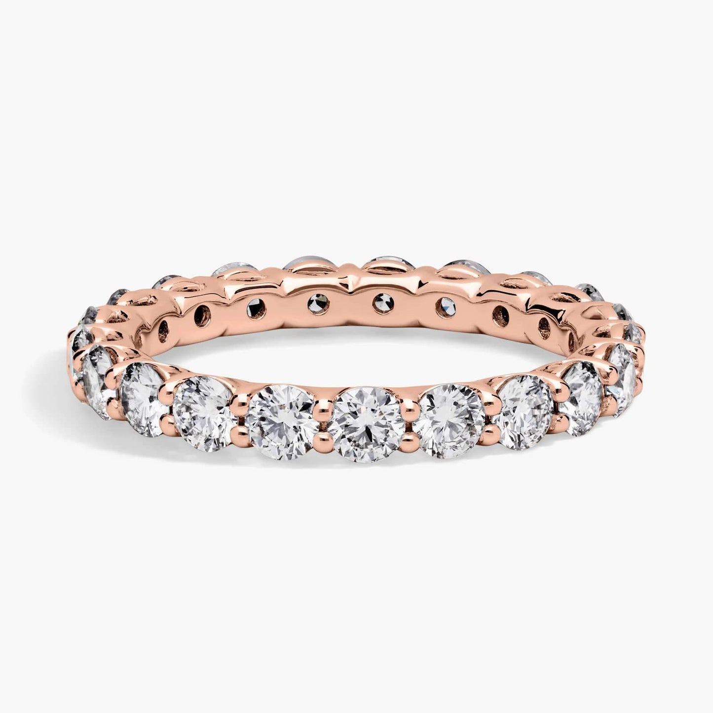 Round Cut Diamond Eternity Ring (2 Ct)