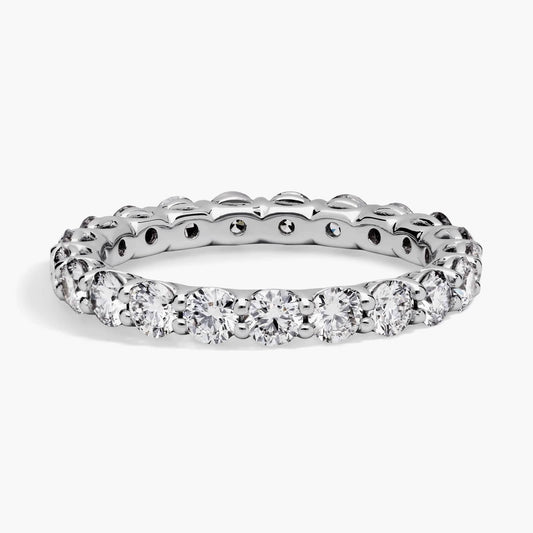 Round Cut Diamond Eternity Ring (2 Ct)