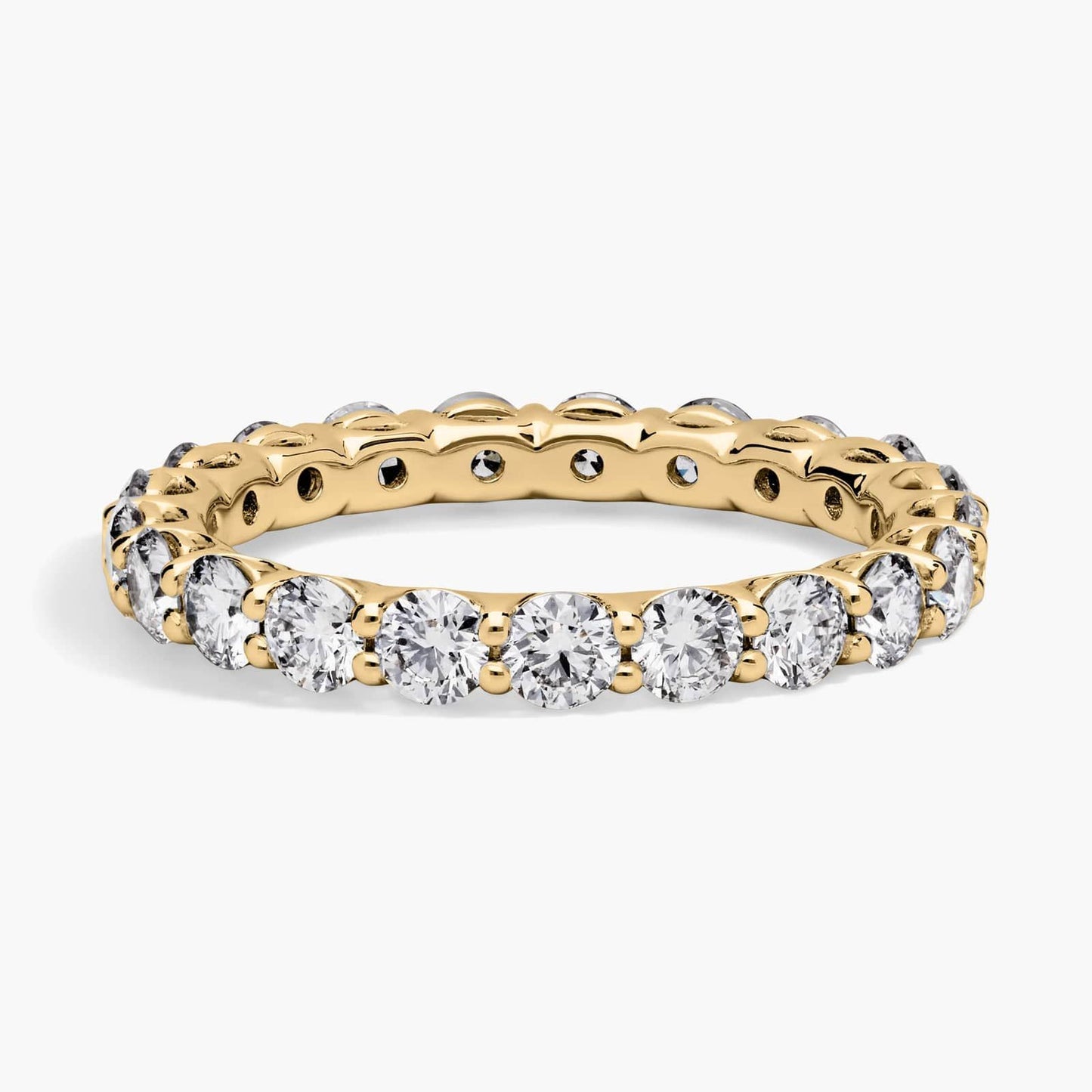 Round Cut Diamond Eternity Ring (2 Ct)