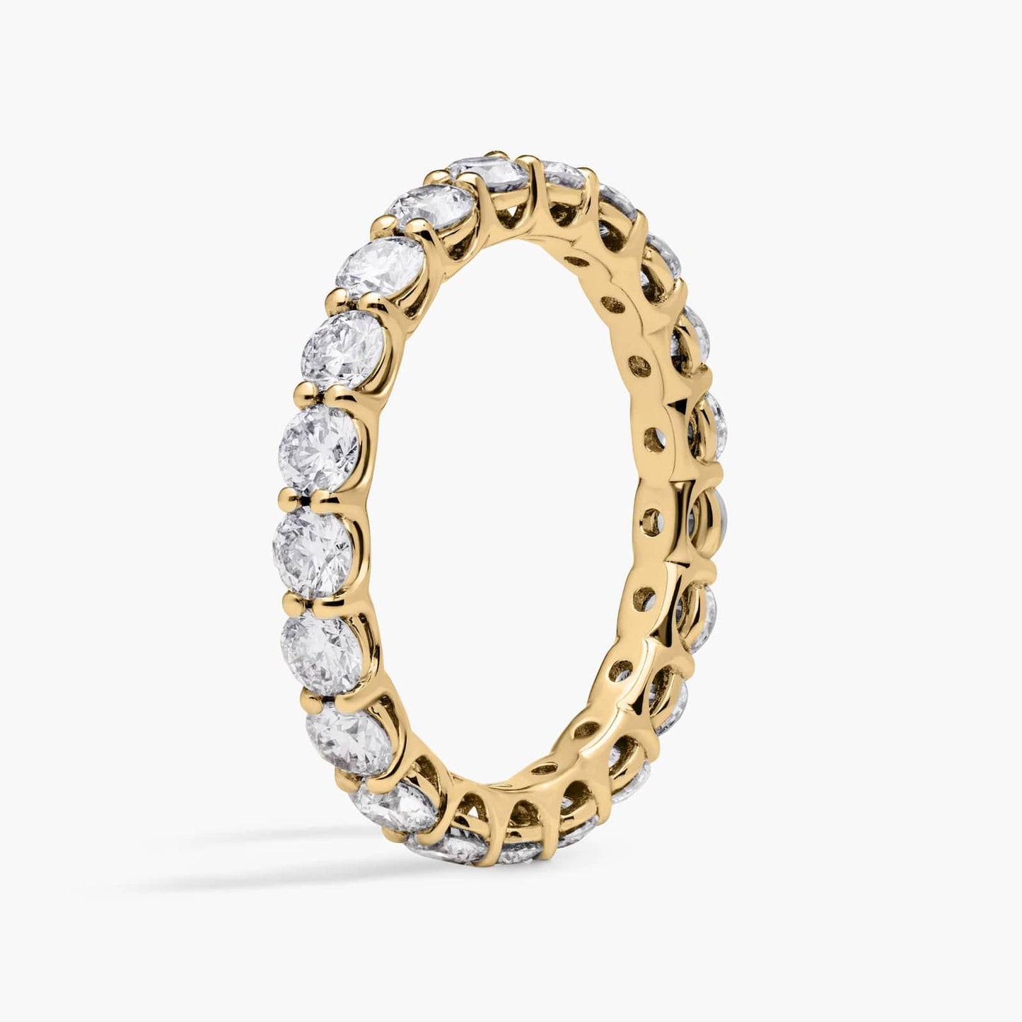 Round Cut Diamond Eternity Ring (2 Ct)