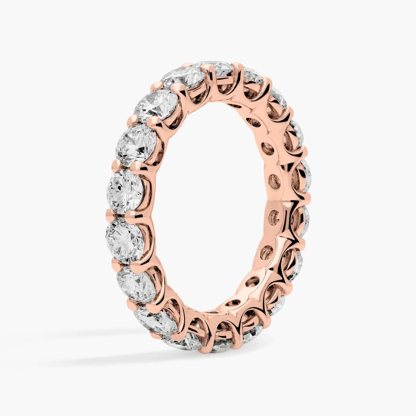 Round Cut Diamond Eternity Ring (3 Ct)