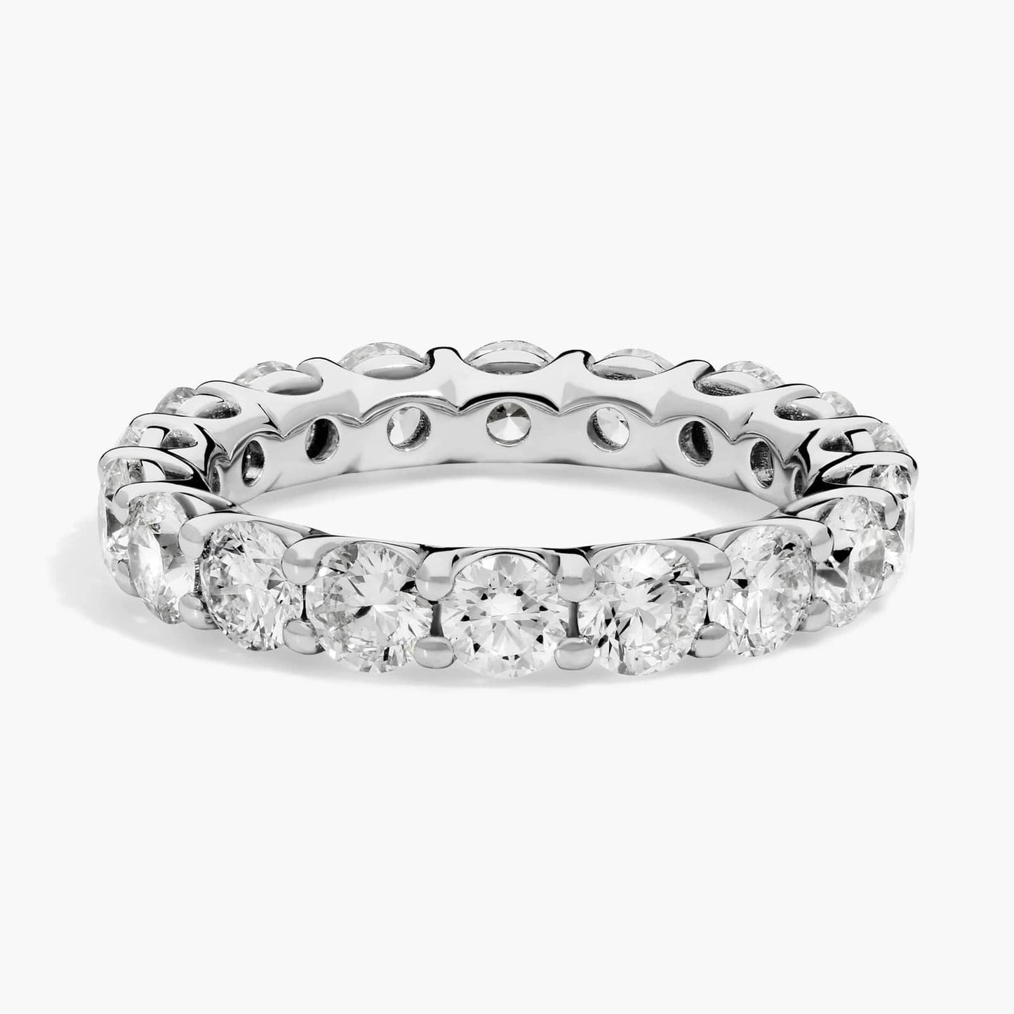 Round Cut Diamond Eternity Ring (3 Ct)