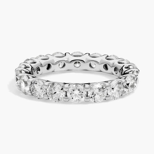 Round Cut Diamond Eternity Ring (3 Ct)