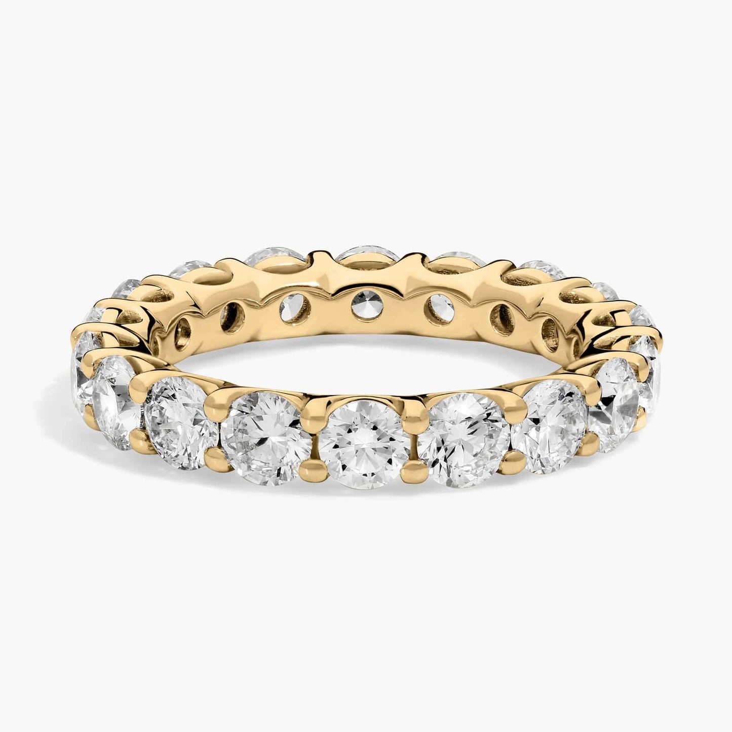 Round Cut Diamond Eternity Ring (3 Ct)