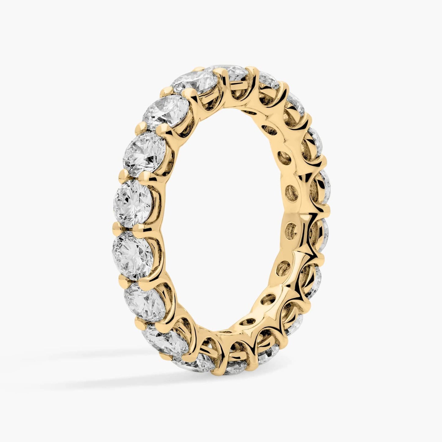 Round Cut Diamond Eternity Ring (3 Ct)