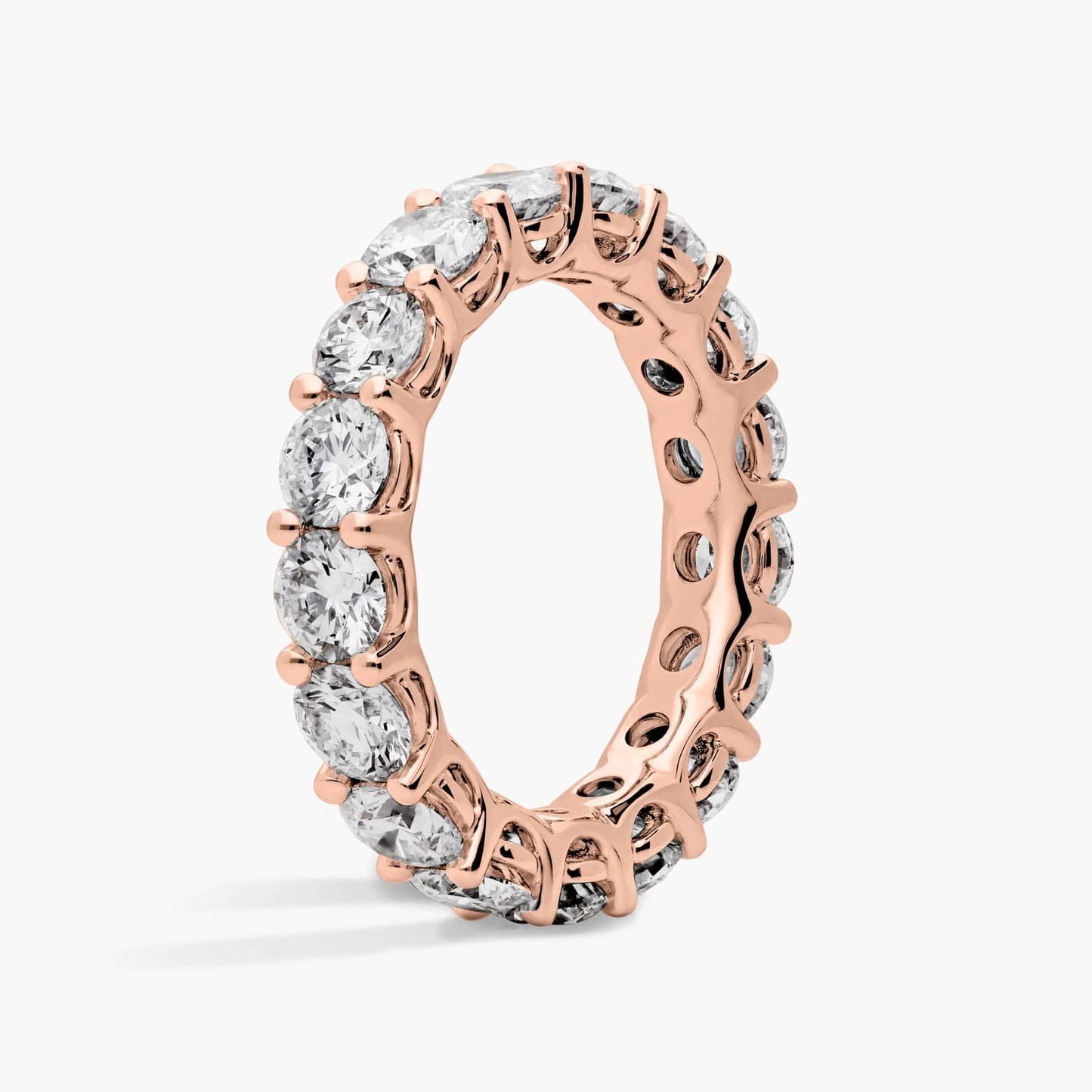 Round Cut Diamond Eternity Ring (4 Ct)