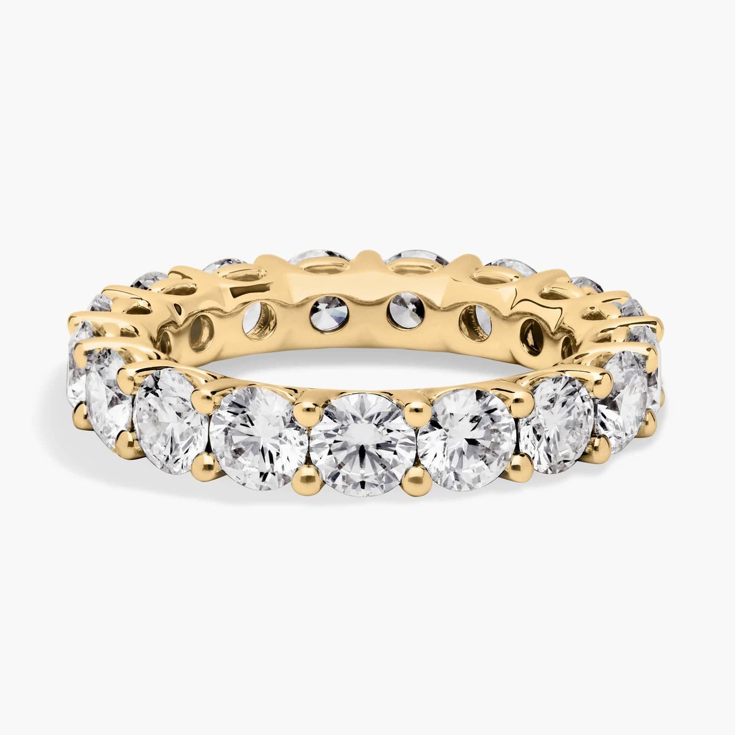 Round Cut Diamond Eternity Ring (4 Ct)