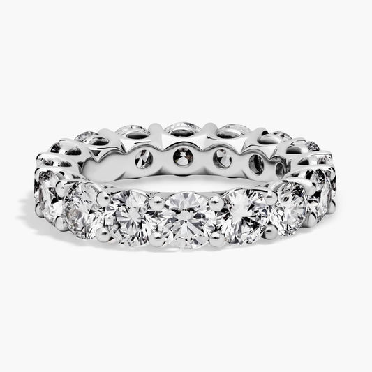 Round Cut Diamond Eternity Ring (5 Ct)