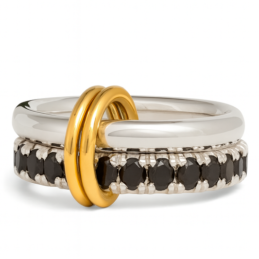 Dani's Signature Orbit Ring — Black Diamond Edition (2 Ct)